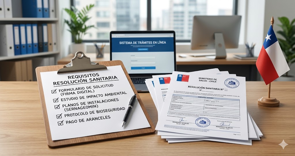 Documentos necesarios para tramitar Resolución Sanitaria SEREMI de Salud Chile